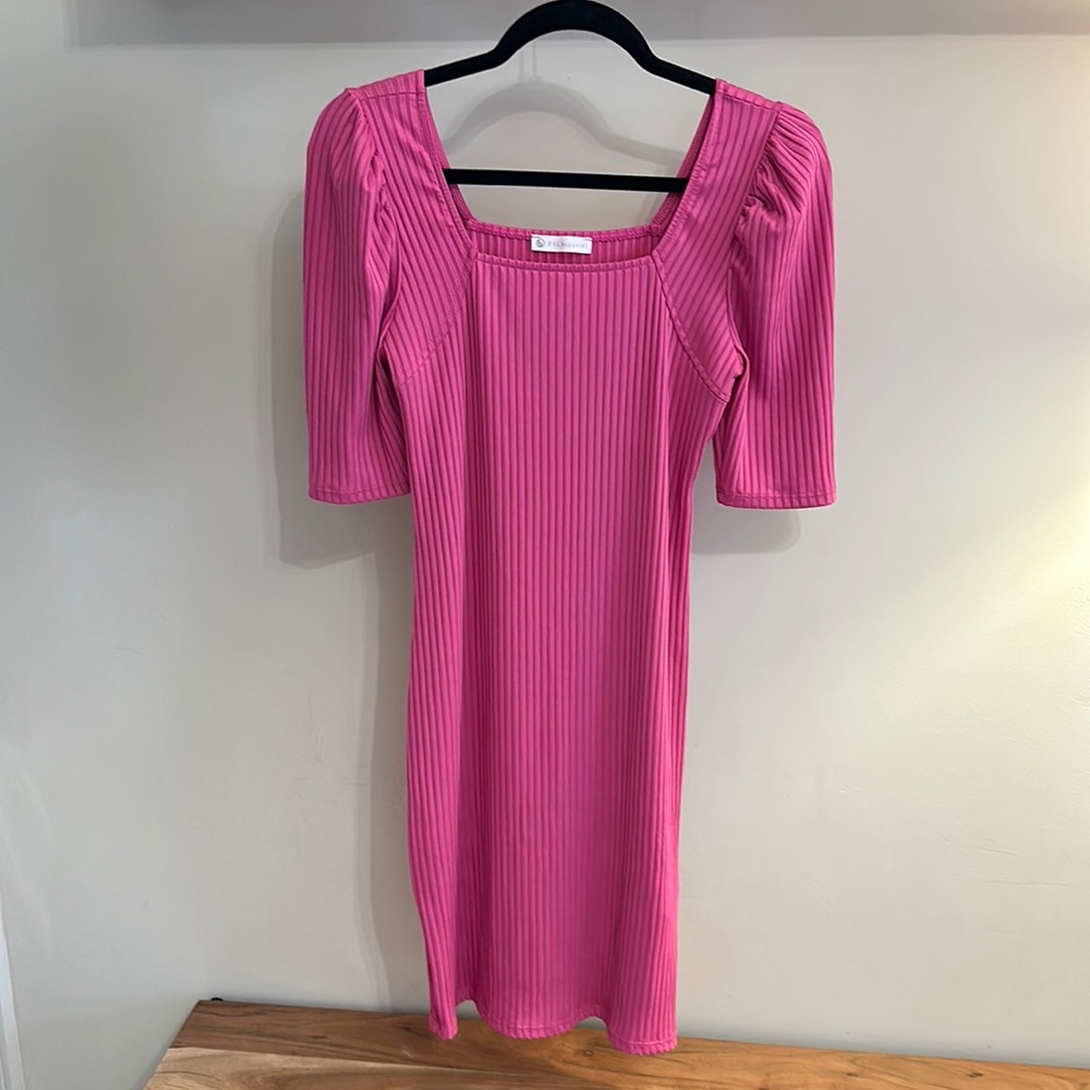 FSL apparel Pink Bodycon Dress from Pinkblush